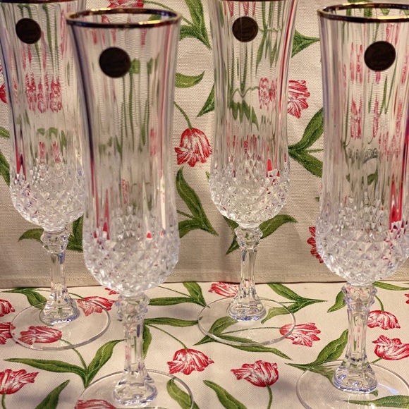 Longchamp Dining Longchamp 4 Piece Champagne Flutes Poshmark